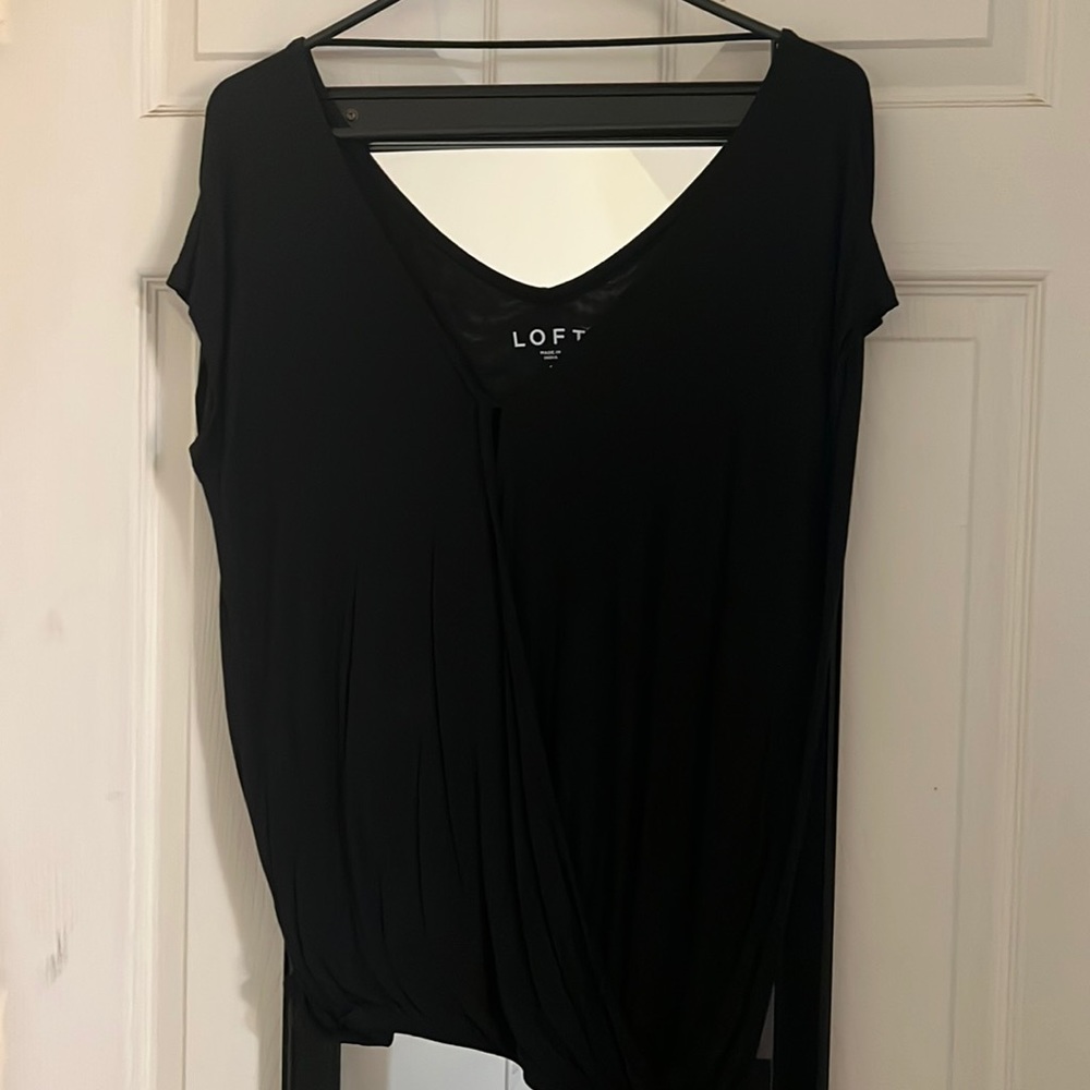 Loft cross cross front shirt